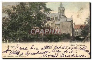 Old Postcard Bruges L & # 39Hotel Gruuthuse