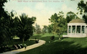 C.1910 Band Stand At Hollenbeck Park, Los Angeles, CA Postcard P186