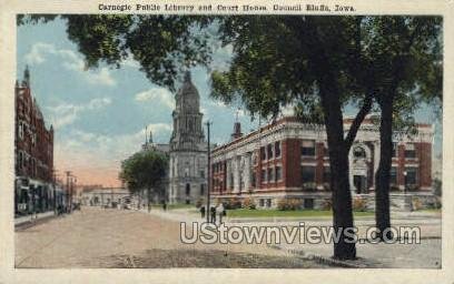 Carnegie Public Library - Council Bluffs, Iowa IA  