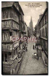 Postcard Bayeux Old Wooden House of the 14th Century Rue des Cuisiniers