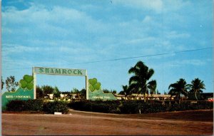 Florida Fort Pierce Entrance To Shamrock Village