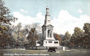 Harvard Square, Soldier's Monument in Cambridge, Massachusetts
