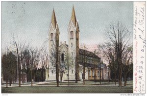 BRUNSWICK, Maine, PU-1907; King Chapel, Bowdoin College