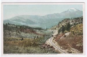 Pike Peak Incline Railroad Colorado Detroit Publishing Co 