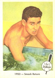 1953 Ted Williams Smash Return Card Number 49