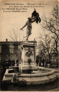 CPA Paulhan (Herault) - Monument erige en 1911 A la Gloire des Armees (255470)