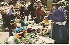 Postal 53578: HUANCAYO PERU. Mercado tipico