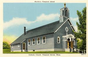 MA - Martha's Vineyard Island. Vineyard Haven. Catholic Church