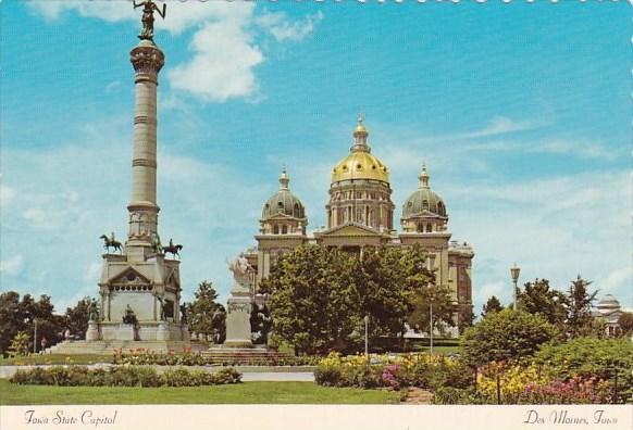 Iowa Des Moines Iowa State Capitol