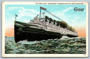 Postcard Steamer SeeandBee - Cleveland Lines- C & B Line