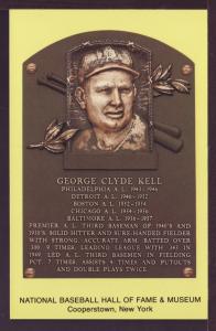 George Clyde Kell Baseball Hall of Fame Post Card 3232