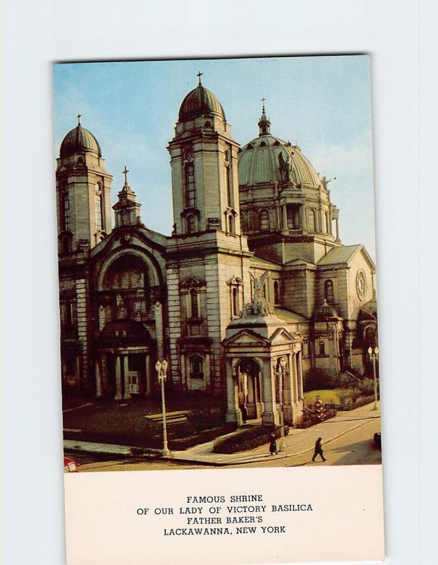 Postcard Famous Shrine Of Out Lady Of Victory Basilica, Lackawanna, New York
