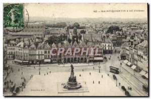 Saint Quentin - a flight bird - Old Postcard