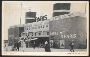 Chicago Worlds Fair 1933-1934 Streets of Paris Chicago Illinois Used c1933