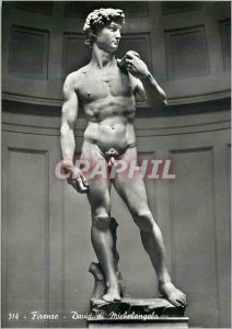 Postcard Modern Florence Michelangelo's David