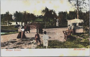 Uruguay Parque Urbano Montevideo Vintage Postcard C143