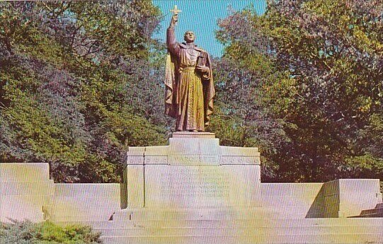 Indiana Gary Statue Of Jacques Marquette  Park