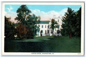 Center House Exterior Scene Shakertown Kentucky KY Antique Unposted Postcard