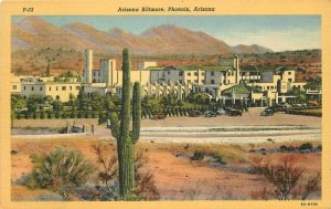 Arizona Phoenix Biltmore Hotel roadside autos Lollesgard Teich Postcard 22-9329