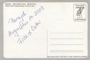 Postcard Romania RPR Salina Praid vederi multiple