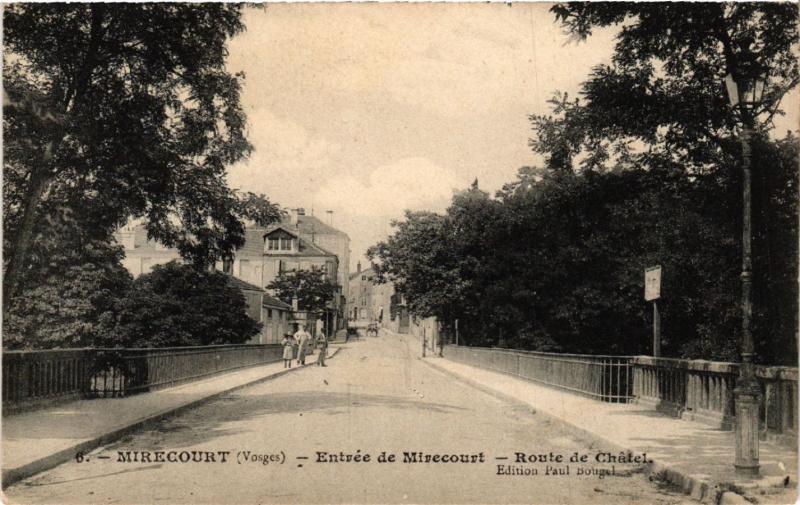 CPA MIRECOURT - Entrée de MIRECOURT - Route de CHATEL (456247)