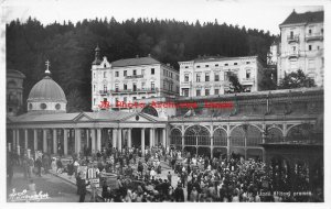 Czech Republic, Marianske Lazne, RPPC, Krizavy Pramen, Photo