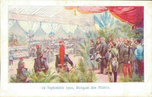 Military - 22 Septembre 1900 Banquet des Maires  02.82