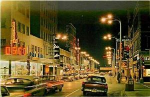 IL, Rockford, Illinois, West State Street, 60s Cars, Dexter Press 6275-C