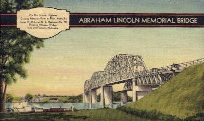 Abraham Lincoln Memorial Bridge in Blair, Nebraska