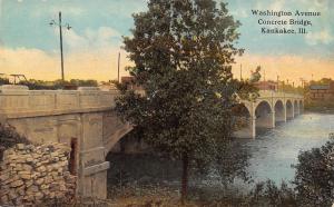 Kankakee Illinois~Washington Ave Concrete Bridge~Railroad Trestle 