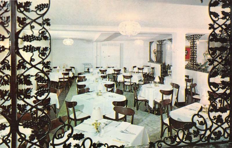 Ocean City New Jersey Hotel Lincoln Dining Interior Vintage Postcard K30116 