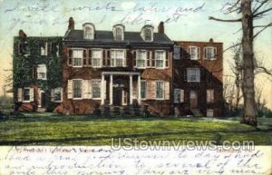 Ex President Buchanan's Home - Lancaster, Pennsylvania PA  
