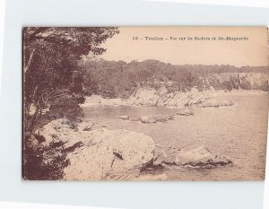 Postcard Vue sur les Rochers de Ste-Marguerite, Toulon, France