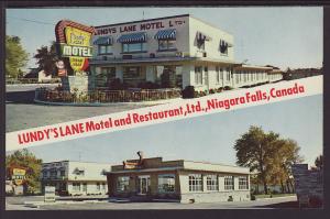 Lundy's Lane Motel,Niagara Falls,ON,Canada Postcard