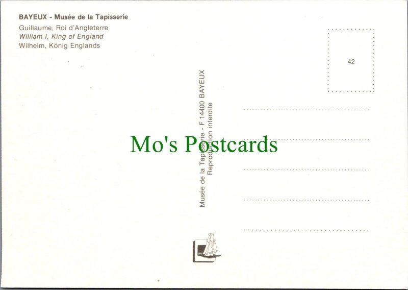 France Postcard - Bayeux, Normandy, Musee De La Tapisserie RR20273