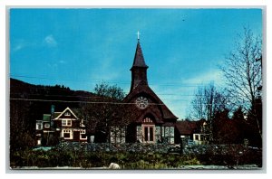 Vintage 1960's Postcard St. Peter's By The Sea Episcopal Church Sitka Alaska