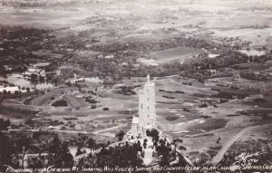 RPPC Will Rogers Shrine from Cheyenne Mt near Colorado Springs CO, Colorado