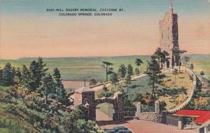 Colorado Colorado Springs Will Rogers Memorial Cheyenne Mount 1948