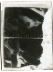 260559 RUSSIA couple making love Negative glass plate