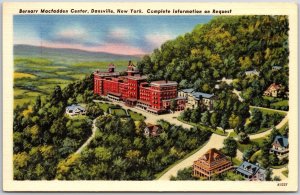 Bernarr Macfadden Hotel and Health Center Dansville New York NY Postcard