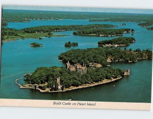 Postcard Boldt Castle on Heart Island, Alexandria Bay, New York