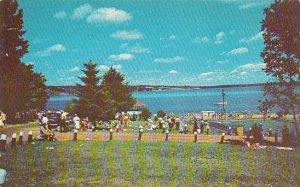 Maine Belfast The Swimming Pool At City Park On The Shore Of Beautiful Penobs...