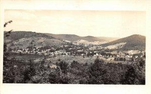 Eldred Pennsylvania 1940s RPPC Real Photo Postcard Panoramic View