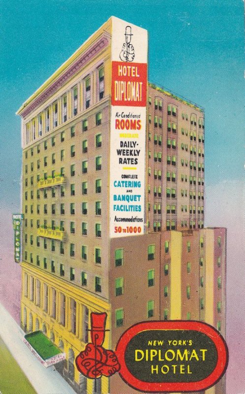 We Hope You Enjoyed The Stay at Diplomat Hotel New York City Postcard