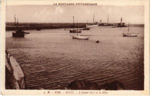 CPA BINIC L'Avant-Port et le Mole (1294998)