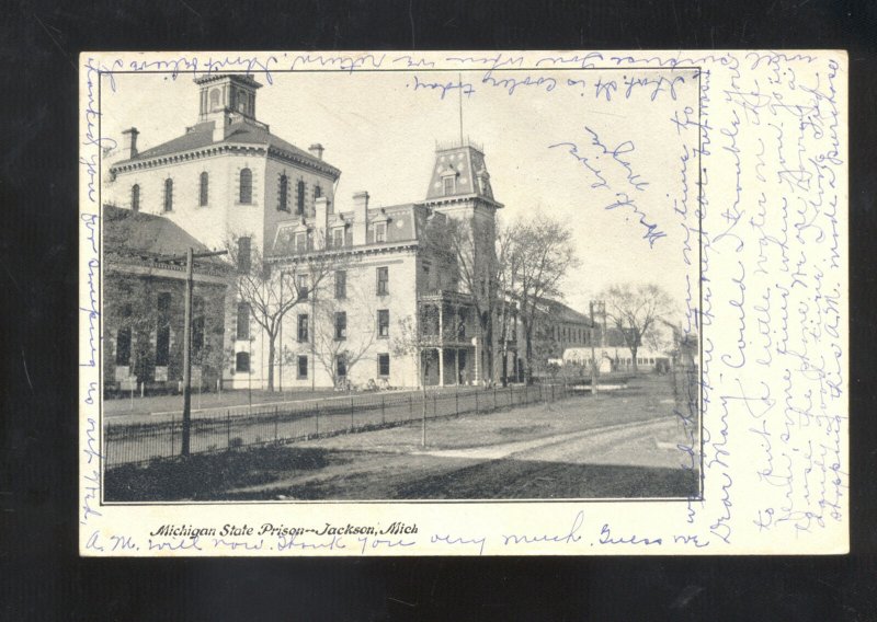 JACKSON MICHIGAN STATE PRISON PENITENTIARY VINTAGE POSTCARD