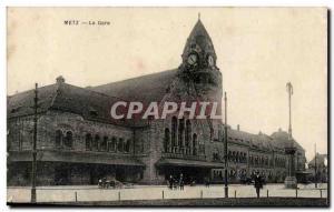 Old Postcard Metz station