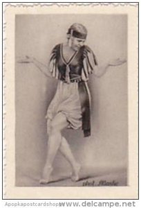 GARBATI CIGARETTE CARD FAMOUS DANCERS NO 166 VALERIE KRATINA