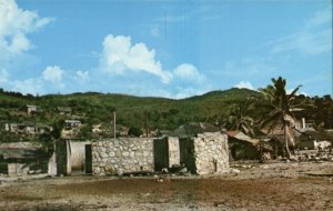 dominican republic, BARAHONA, Ruins Enriquillo Old Village (1960s) Postcard