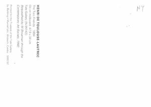 Henri de Toulouse Lautrec - 